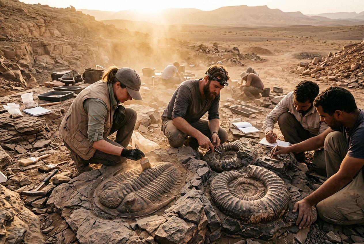 Saharan Fossil Hunt